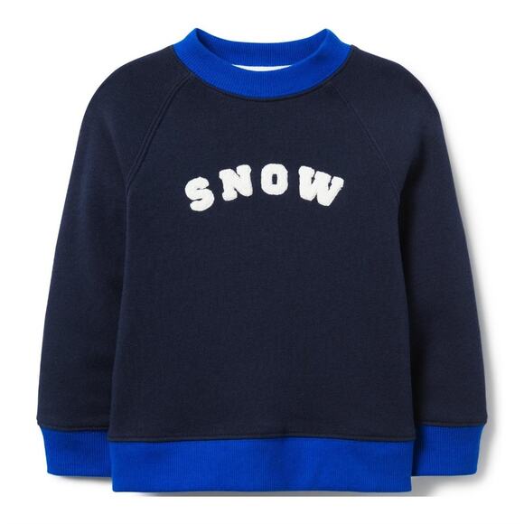 New janie and jack fleece lined sweatshirt 3-6 months - Picture 1 of 5